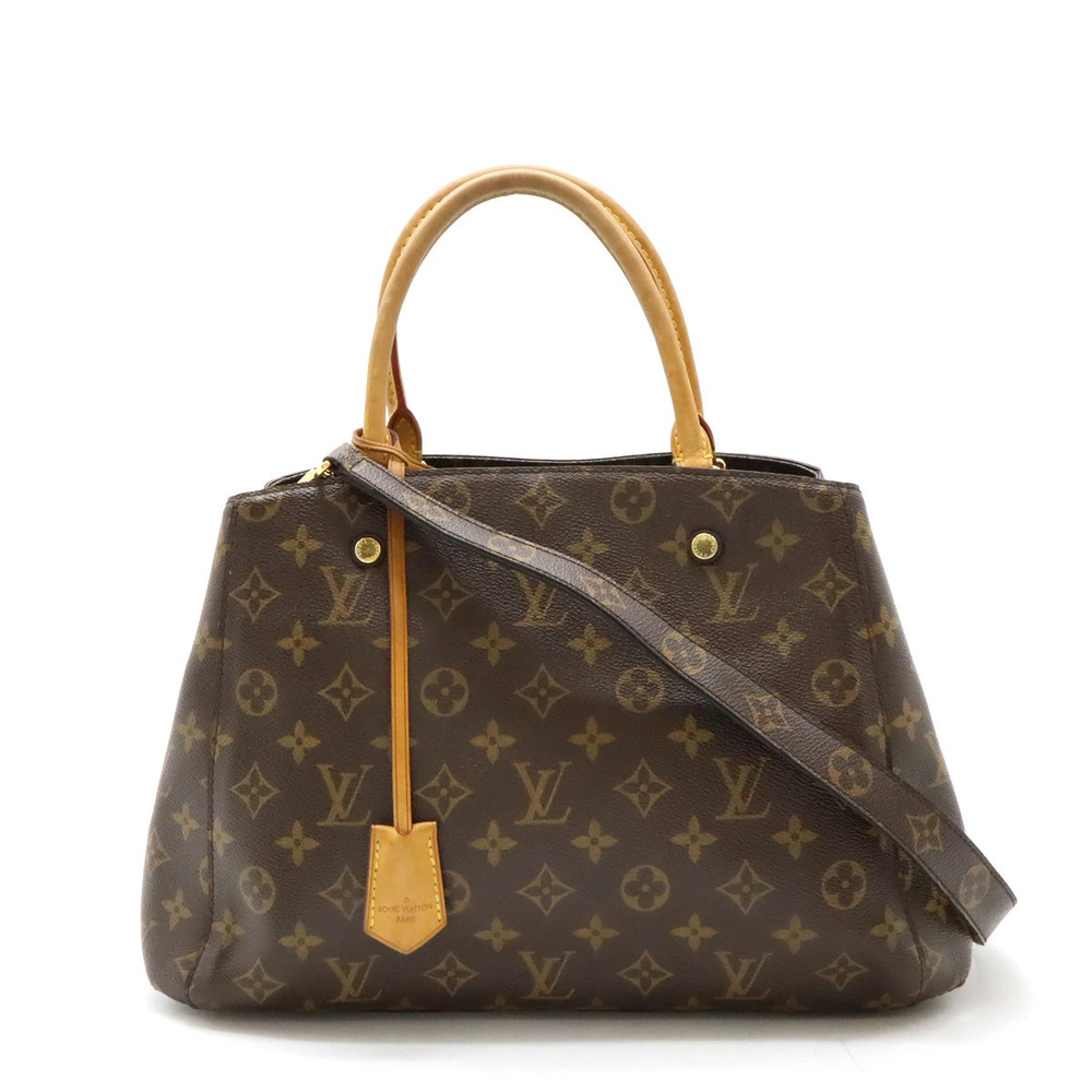 LOUIS VUITTON Monogram Montaigne 2way Shoulder Bag One Semi